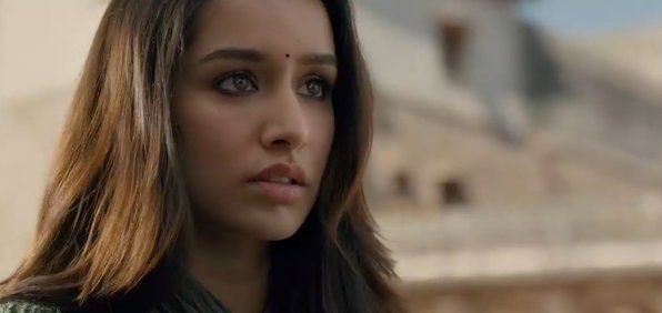 Shraddha Kapoor as the mysterious woman in Stree movie