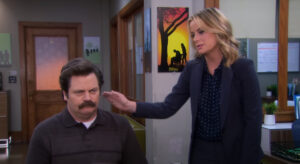 The cute relationship between Leslie Knope and her boss Ron Swanson is one of the highlights of Parks and Recreation