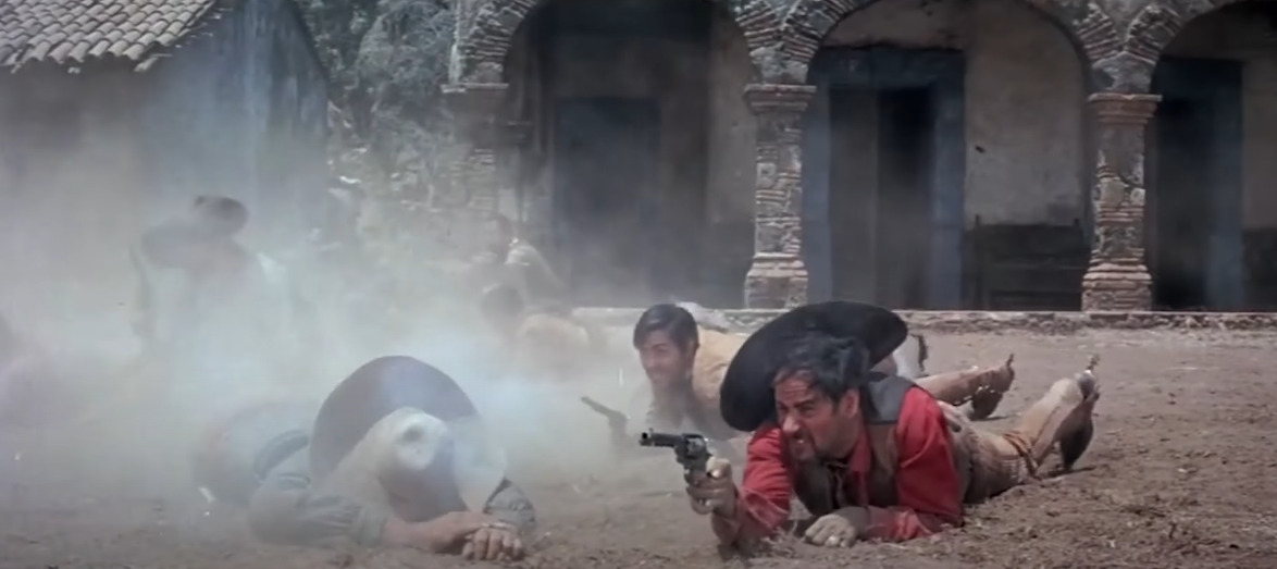 A Scene From The Movie The Magnificent Seven