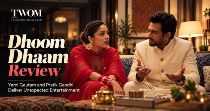 Dhoom Dhaam review featuring Yami Gautam and Pratik Gandhi